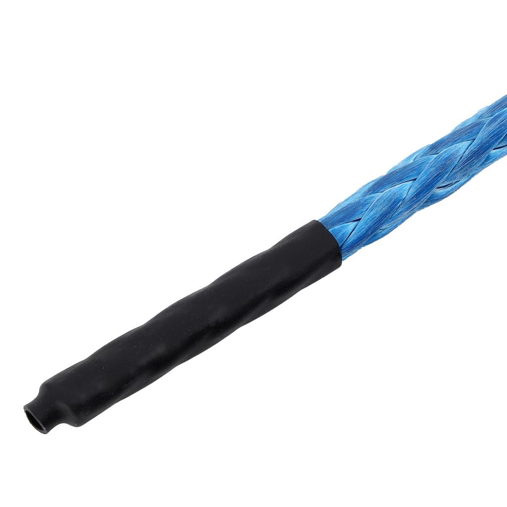 Winch Rope 15m Cable 7700lbs Nylon Trailer Recovery Towing Strap for SUV ATV UTV