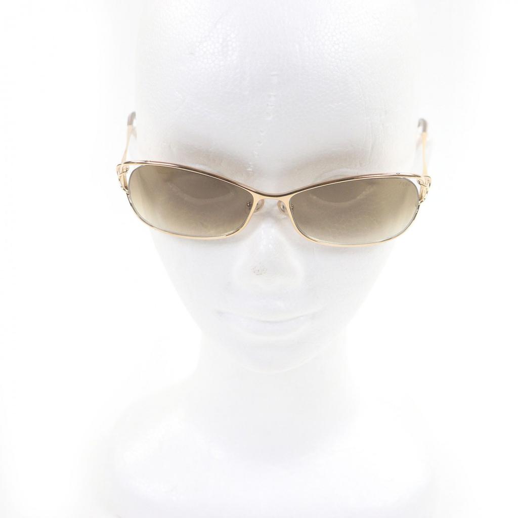 Uitstekende FRED zonnebril VOLUTE ovaal montuur goud heren Gebruikt