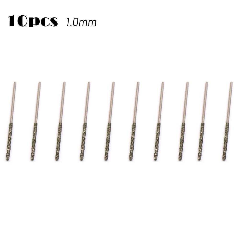 High Speed Spiral Drill Bits for Pendants Cobblestone Set of 10