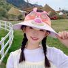 Kids Cartoon Sun Visor Hat with Fan