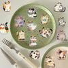 50 Transparent Cartoon Versatile Kitten Sticker Pack Waterproof Transparent PET Manual Material Decorative Guitar Notebook