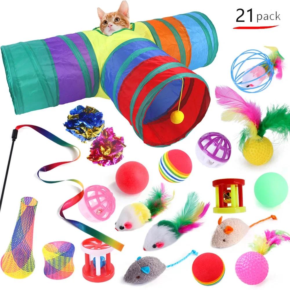 Katzenspielzeug, Bälle in Mausform, faltbar, für Katzen und Kätzchen, Spieltunnel, Chat, lustiges Katzenzelt, Mauszubehör, Simulationsfisch, Katzenzubehör