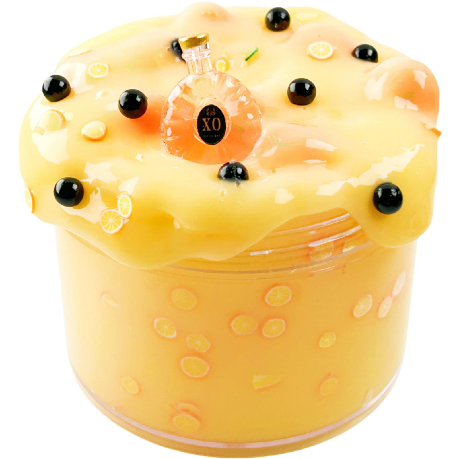 

Кристаллическая грязь не прилипает к рукам. Жемчужный молочный чай. Слайм с пузырчатым клеем. Детский набор игрушек. Декомпрессионная цветная грязь. One Size оранжевый