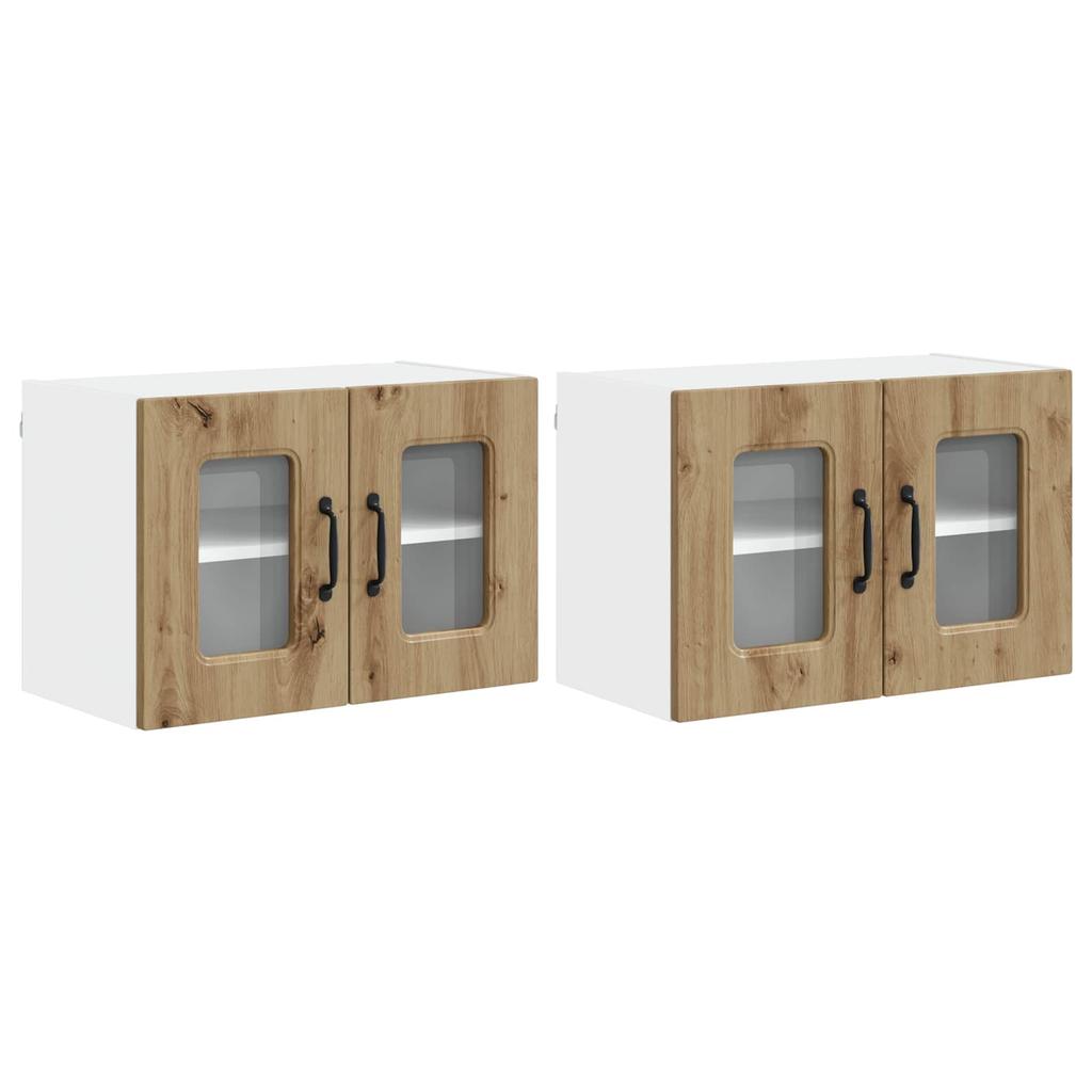 Dishwasher Front Panel Kalmar 2 Pcs Artisan Oak 60 X 31 X 40 Cm