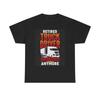 Retired Truck Driver T Shirt Retro Trucking Big Rig Heavy Cotton