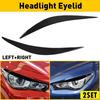 2set Headlight Eyelid Eyebrows Eye Lid Brow Gloss For Black Infiniti Q50 2014-20