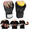 1 Paar Langlebige Erwachsene Boxen Kämpfen Sparring Sandsack Handschuhe Trainingspratzen Schwarz