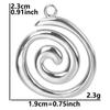 Starfish Conch Fish Tail Silver Color Stainless Steel Charms For Jewelry Making Supplies Ocean Animal Pendant 6pcs/Lot Breloque
