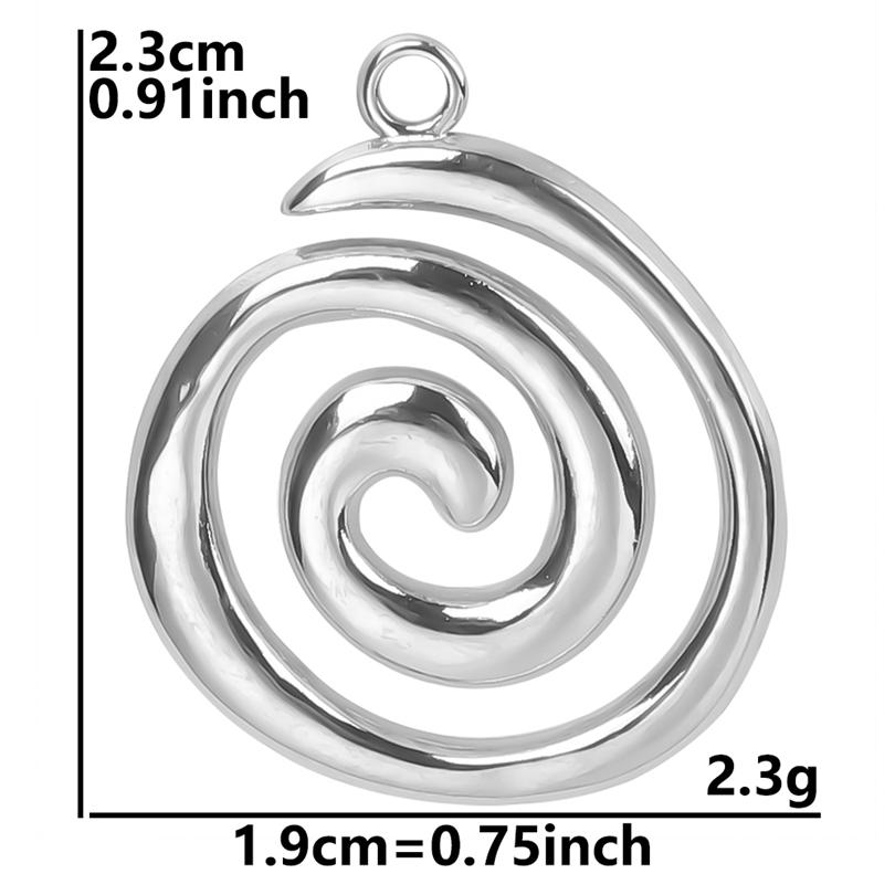 Starfish Conch Fish Tail Silver Color Stainless Steel Charms For Jewelry Making Supplies Ocean Animal Pendant 6pcs/Lot Breloque