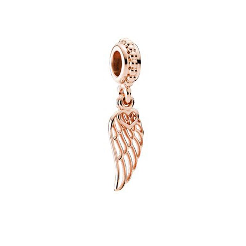 New Sparking Rose Gold Plated Clip Charm Beads Fit Original Snake Bracelet Necklace Beads For Diy Jewelry Women Jewellery Gift