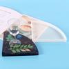 Fan-shaped Shelf Tray Epoxy Resin Mold Display Stand Coaster Plate Silicone Mould DIY Crafts Home Ornaments Mold