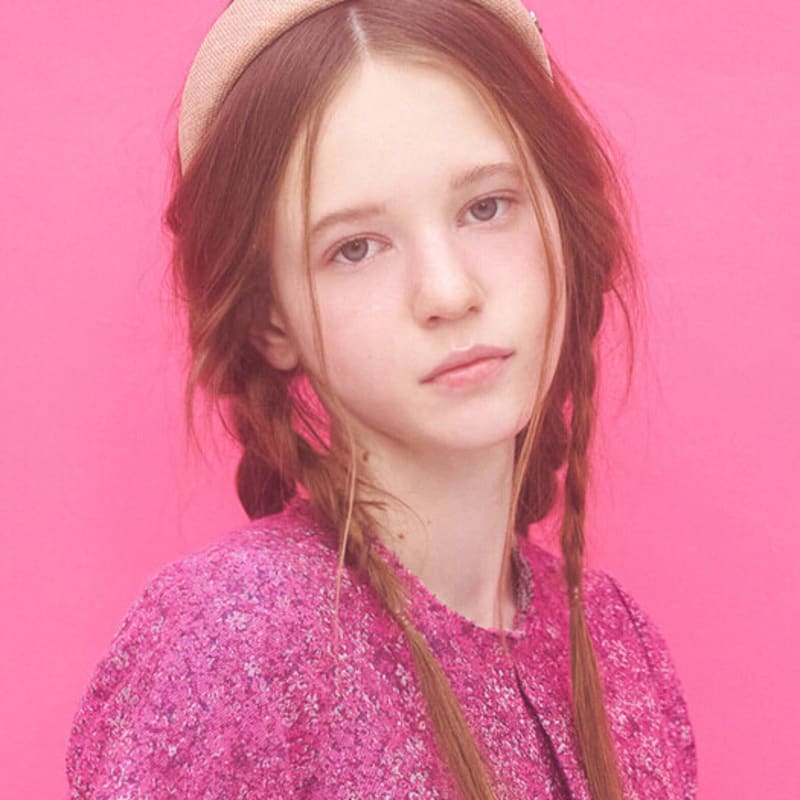 

Brown Hat [serre-tete] Chouette-Peach Pink