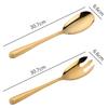 2Pcs Large Salad Spoon Fork Set Stainless Steel Western-style Cutlery Salad Pasta Food Server Home Kitchen Restaurant Tableware