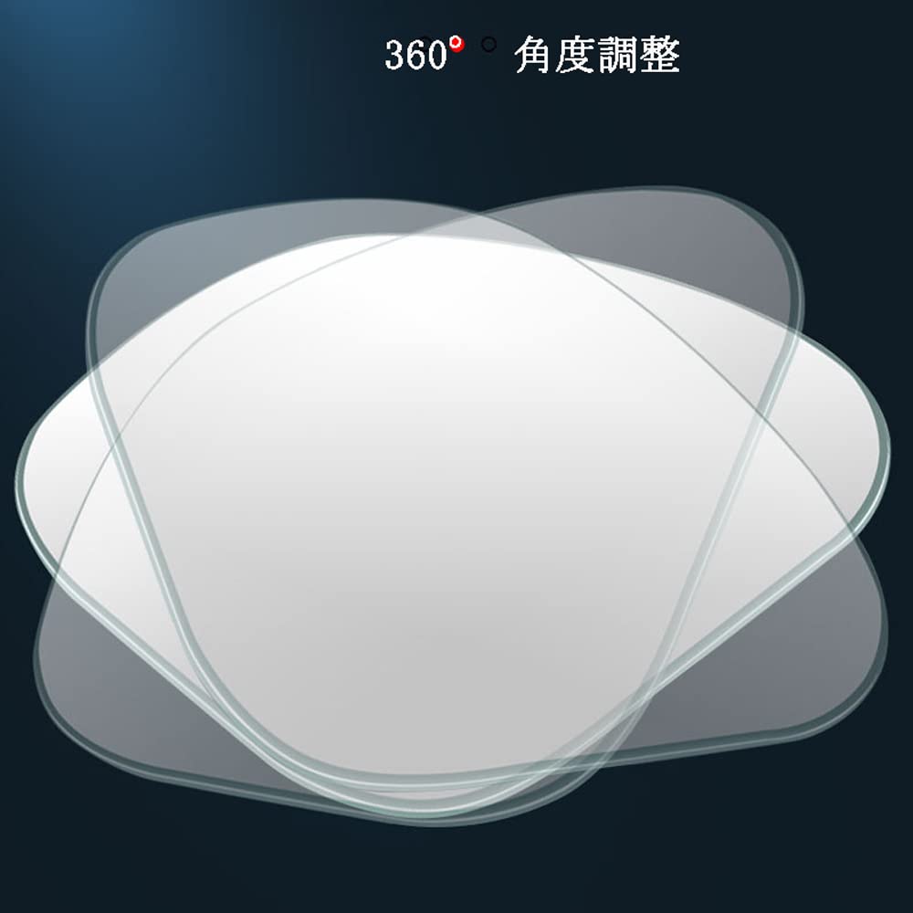 2 X Car Auxiliary Mirror, 360° Angle Adjustment, Wide Field of View, Blind Spot Elimination, Submirror