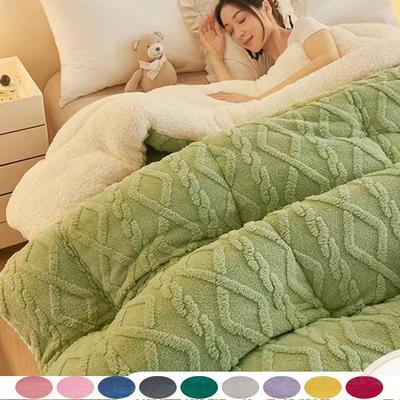 New Winter Blanket Home Warm Sherpa Soft Sofa Cover Throw Newborn Wrap Kids Bedspread Travel Textile Fleece Thick Warm Blanket