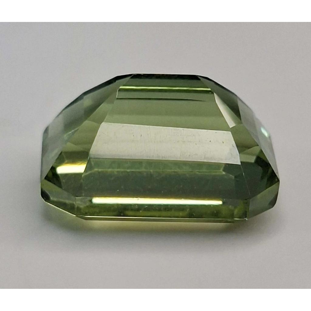 Emerald Cut Natural Bi-Color Tourmaline 10-12 Ct Beautiful Certified Gemstone