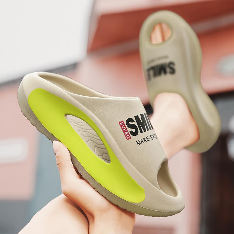 Sandals Couples Home Slippers Letters Printed Non Slip Sandals Shoes for Women Beach EVA Slipper Men