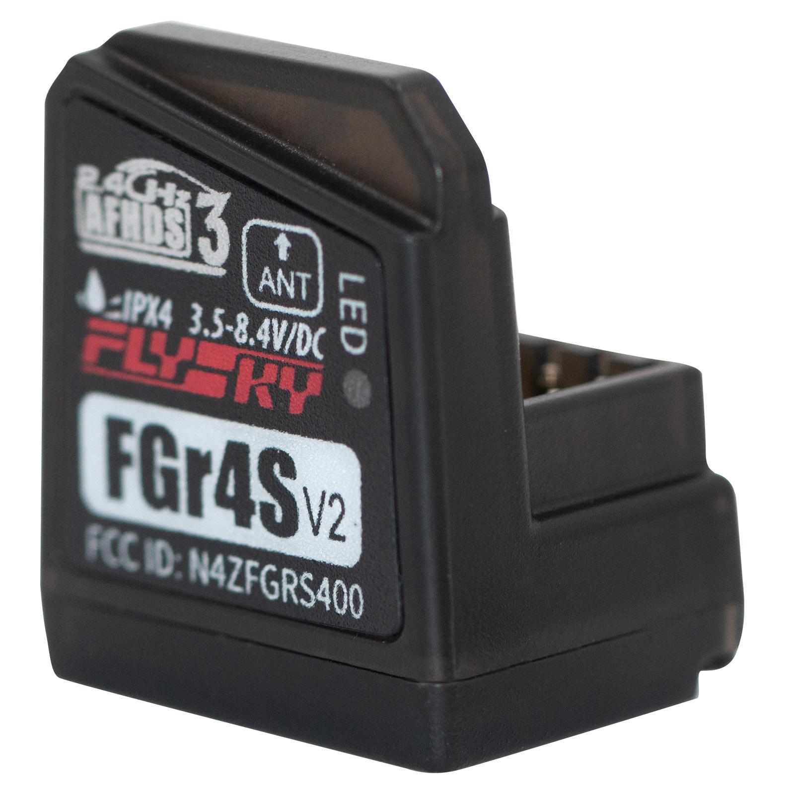 

Приймач Flysky FGR4S V2 AFHDS з однією антеною, двонаправлений вихід ШІМ / PPM / IBUS для передавача flysky NB4 PL18 RC