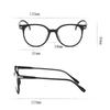 New Round Frame Flat Light Mirror Ultra Light Fashion Retro Glasses Frame Trendy Student Glasses 15959