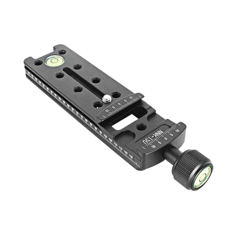 

NNR150/NNR150S Camera Clamp Lens Quick Release Long Plate Clamp Mount Clip with Built-in High Contrast Bubble Level