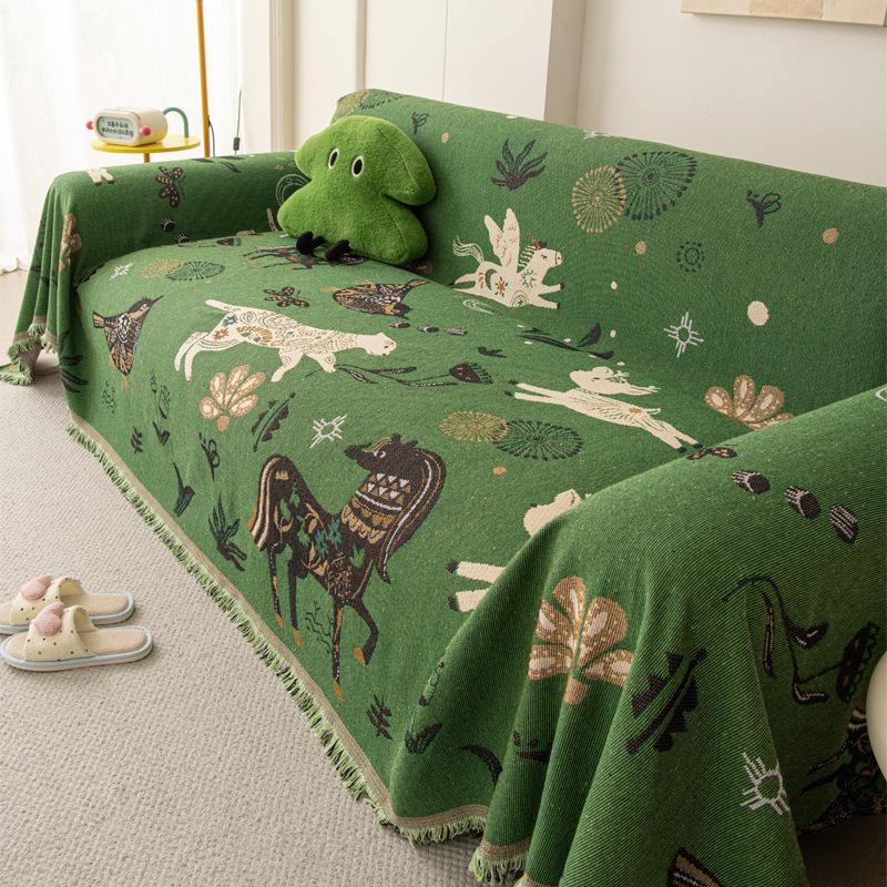 Sofa Towel New Non-slip Cushion Cloth One-piece Full Cover Universal in All Seasons Modern Light Luxury Sofa Cloth