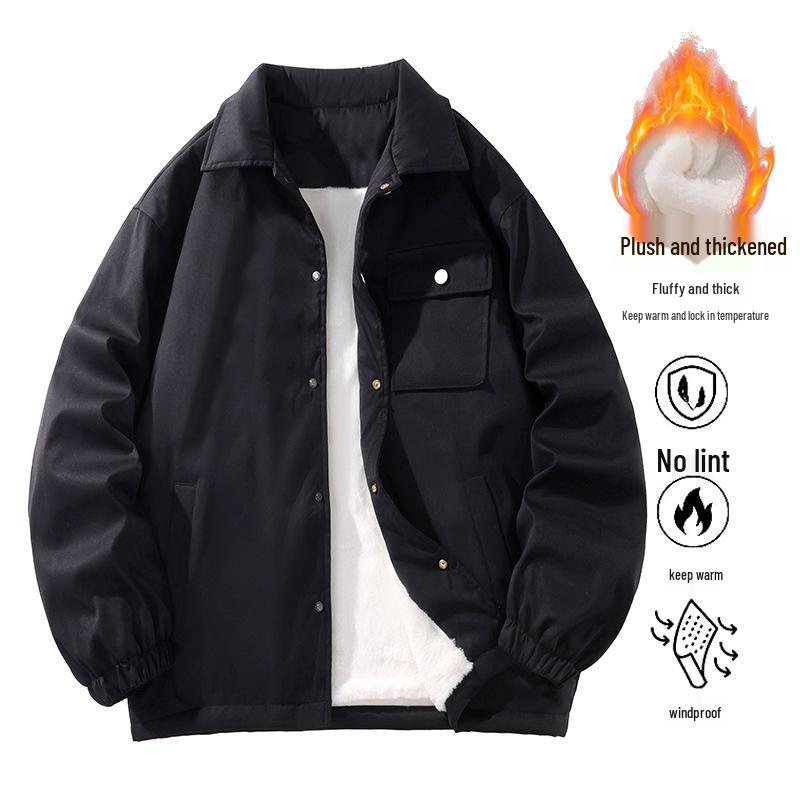 Мужской осенне-зимний кардиган-куртка из бархата с окрашиванием тай-дай, утолщенный XL