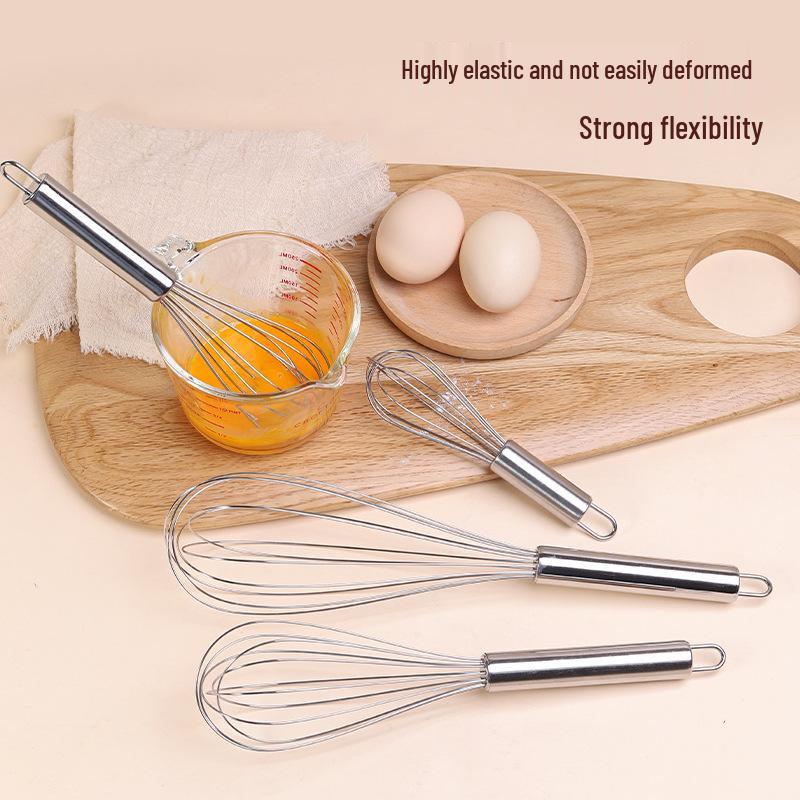 Stainless Steel Mini Egg Beater Whisk for Baking