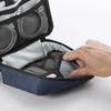 SANWA SUPPLY Travel Accessory Pouch X D135 X (W195 H55mm, Navy) IN-AD11NV