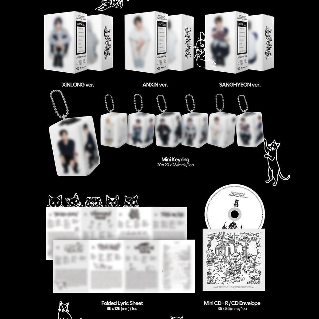 [Pre-order] ALPHA DRIVE ONE [UNBREAKABLE] BEAST_Hissing Ver. + Free Gift