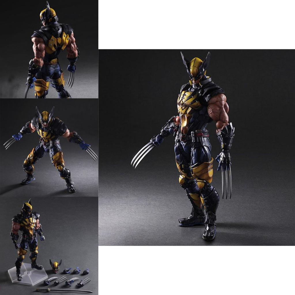 Play Kai Arts Wolverine Variant Square Enix Action Figure Statue Kids Gift Toys