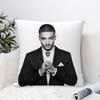 S-Singer M-Maluma Pillow Case Sofa Decorative Home Double-Sided Print Plush Square Throw Pillow Covers Cushion Decor Cover