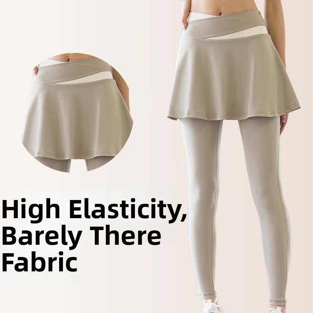 High Waist Fitness Leggings Combined in One Sports Yoga Pants  Prevent Embarrassment