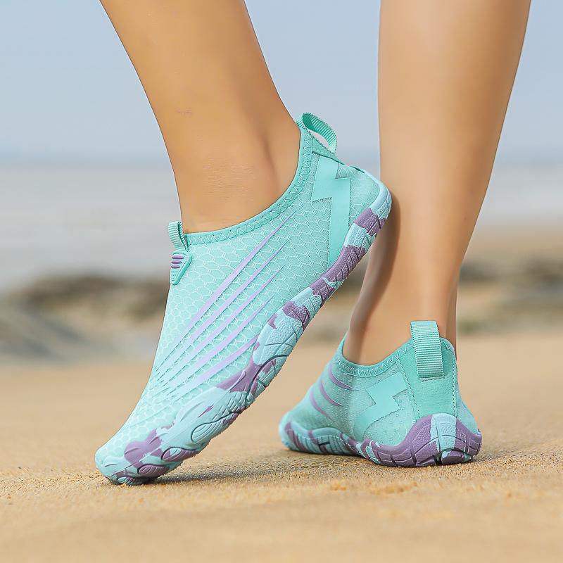 Women Quick Dry Water Sports Shoes Men's Non-slip Barefoot Beach Wading Shoes Breathable Aqua Shoes for Summer Swimming Surfing