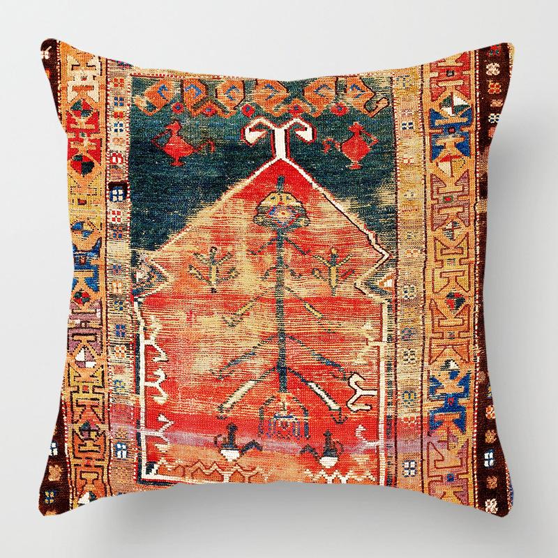 Throw Pillow Persian Turkish Lumbar Pillow Cushion Car Pillow Cover Sofa Cushion Home Decoration