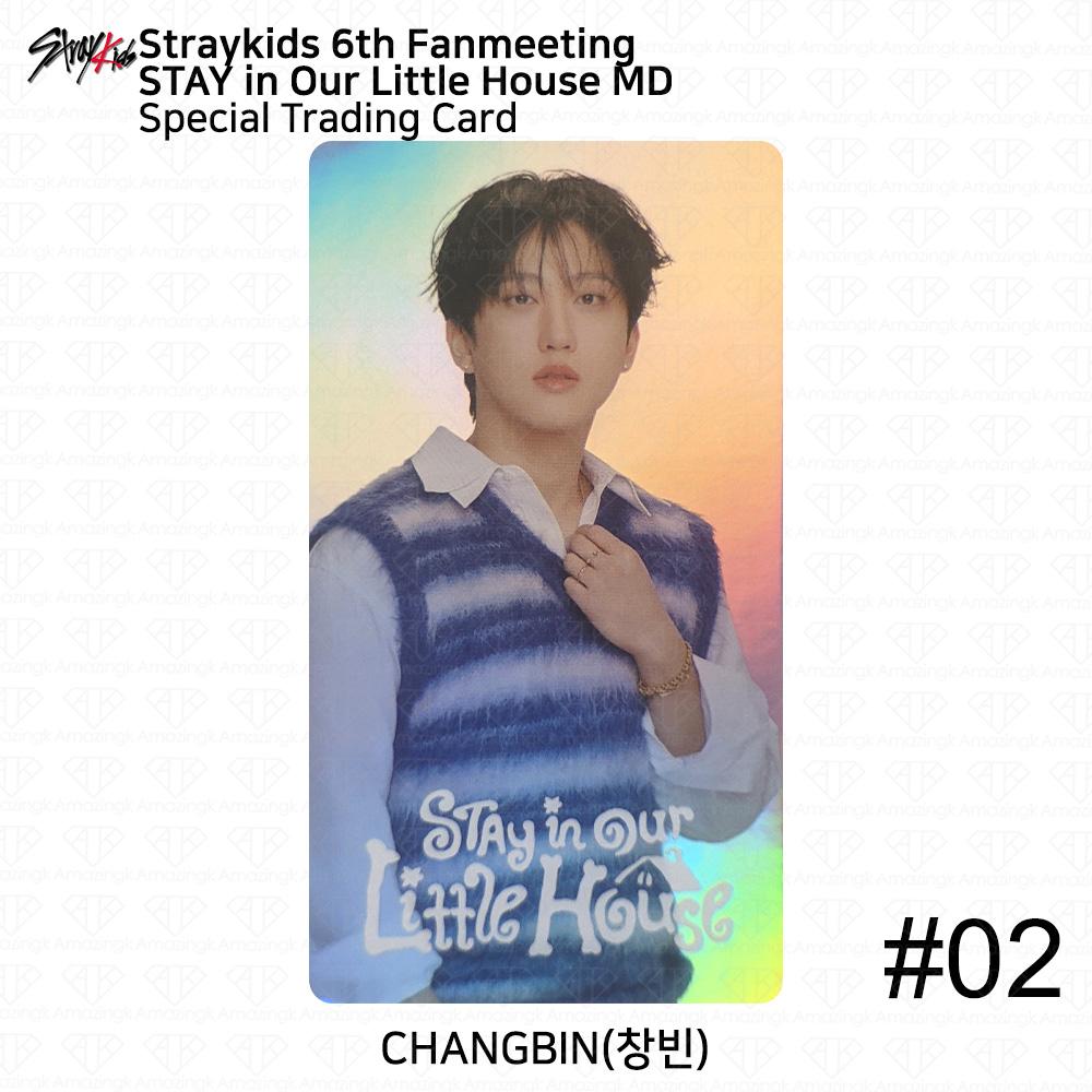 STRAY KIDS 6th Fanmeeting STAY in Our Little House MD Special Trading Card