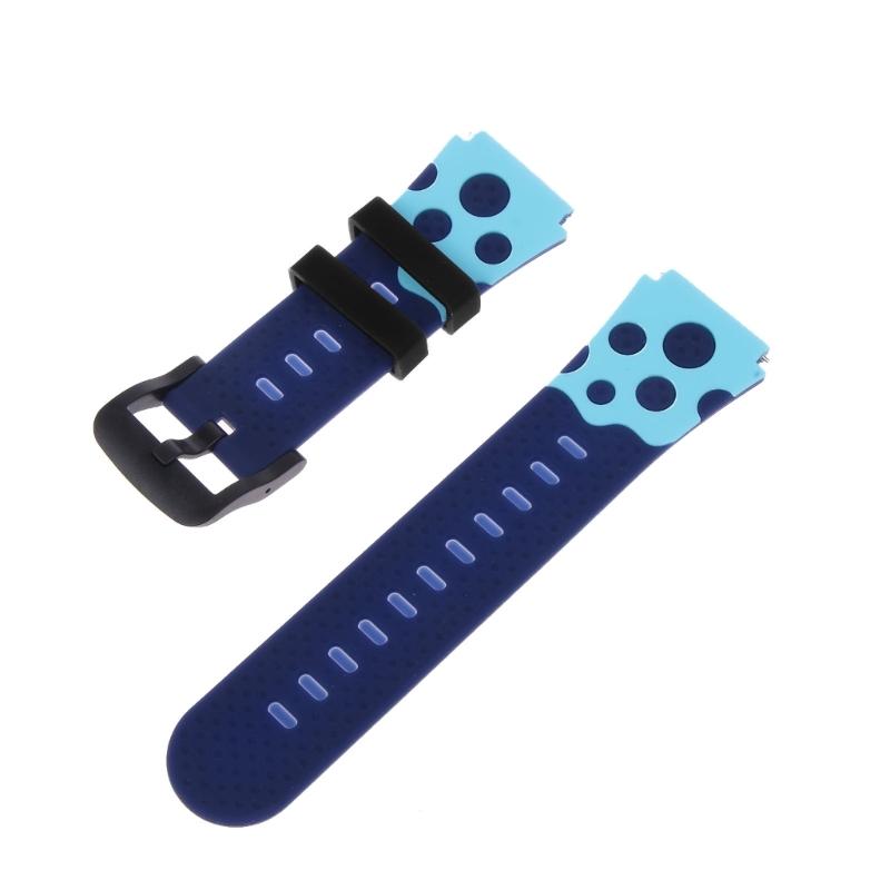Replacement Silicone Watch Strap Sweat-proof Bracelet Watchband Universal for 16mm/20mm Width Kid Phone Watch