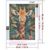 5d DIY Diamond Painting Cross Stitch Animal Giraffe Diamond Embroidery Mosaic Flower Full Round Drill Home Decor