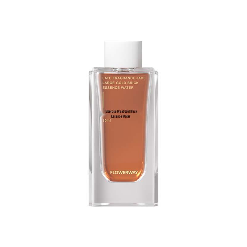 FLOWERWAY Tuberose Gold Essence Skincare Set: Hydrating, Moisturizing, Nourishing Oil-Based Water and Milk.
