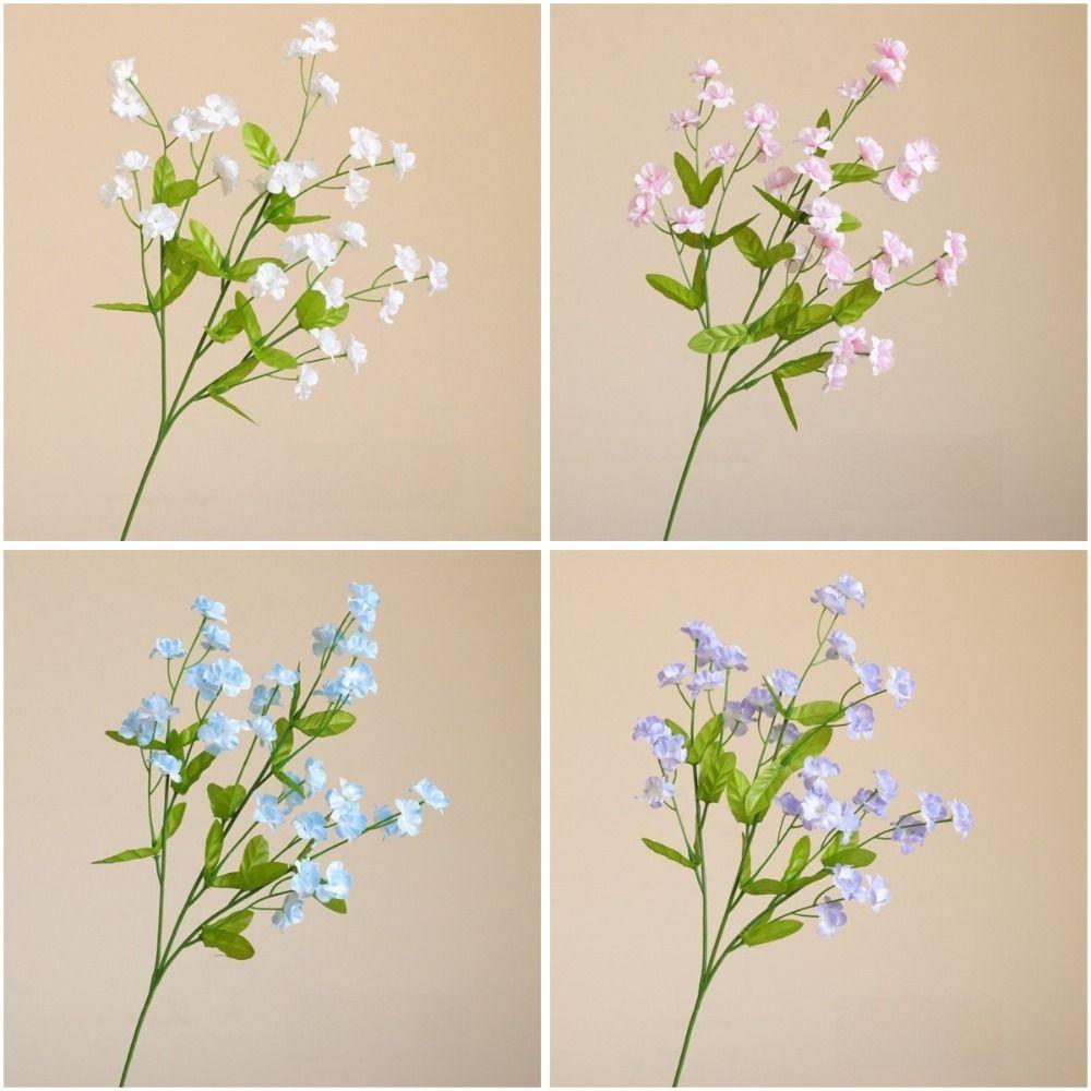 Long Branch Simulation Flowers 47cm Floral Arrangement Real Touch Floral Bouquets  Home