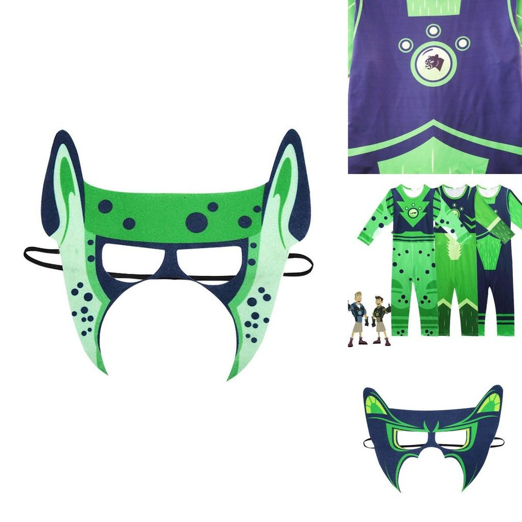 Costume Poliestere Wild Kratts Potere delle Creature per Bambini Ideale per Feste e Carnevali