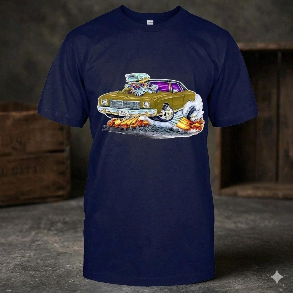 1970-72 Chevy T Shirt Classic Car Vintage Style Graphic Tee XXXXL