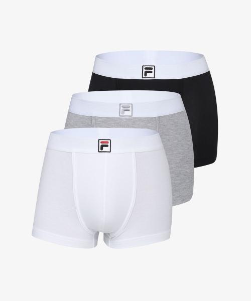 

[FILA] Мужские боксеры F-Cotton 3 шт. FI4DRH1120MBLK [Отправка из Кореи] 100% Оригинал Black - 095