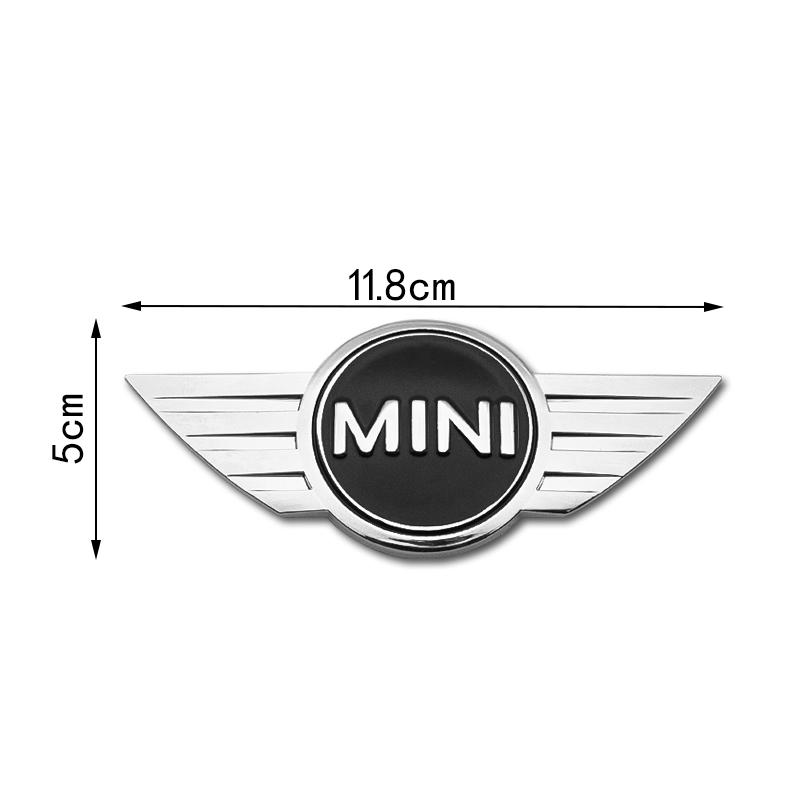 1 Pièce Autocollant Emblème Badge Métal 3D pour Carrosserie de Voiture Mini Cooper One S Countryman Clubman JCW F55 F56 R55 R56 R60 Accessoires cnjaw55