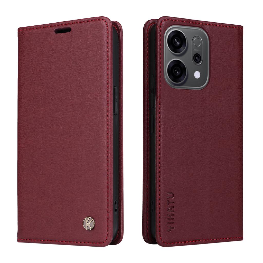 Magnetic Leather Wallet Flip Case for OPPO Reno 7 7Z 8 8T 10 11 11F 12 12F 13 13A 13F 13FS 14 14F 5Z Lite Pro 4G 5G Premium Case