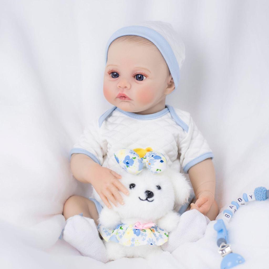 18-inch Hand-Painted Realistic Baby Reborn Doll