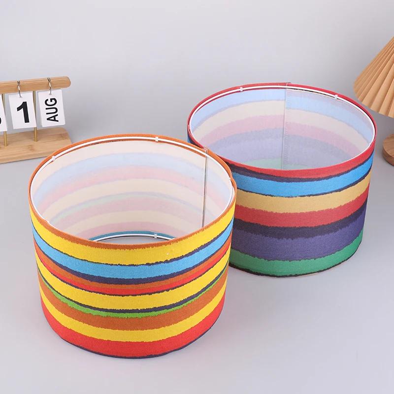 1Pc Lamp Shade Household Retro Fabric Desk Lamp Lampshade Detachable Floor Lamp Shell Cover KD Lampshade Floor Lampshade