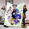 1pc Villains1 Theme Blanket - Digital Print, Polyester, Cozy for All Seasons, Perfect for Outdoor, and Travel