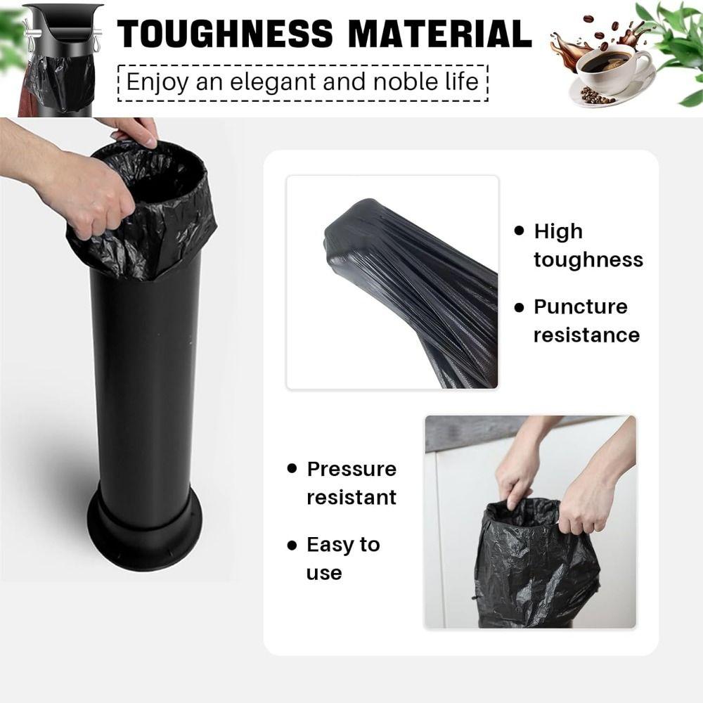 100Pcs 91cm Espresso Knock Box Garbage Bags Thickened Coffee Grounds Bags Commercial