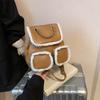 Niche Design Retro College Wind Fluffy Edge Backpack Autumn and Winter New Fashion Mini Backpack