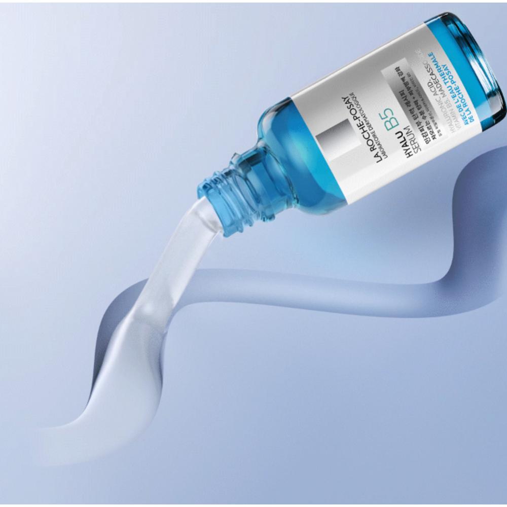 La Roche-Posay Hyalur B5 Serum 50ml + Vegan Cotton Pad 40p Set, 1 set